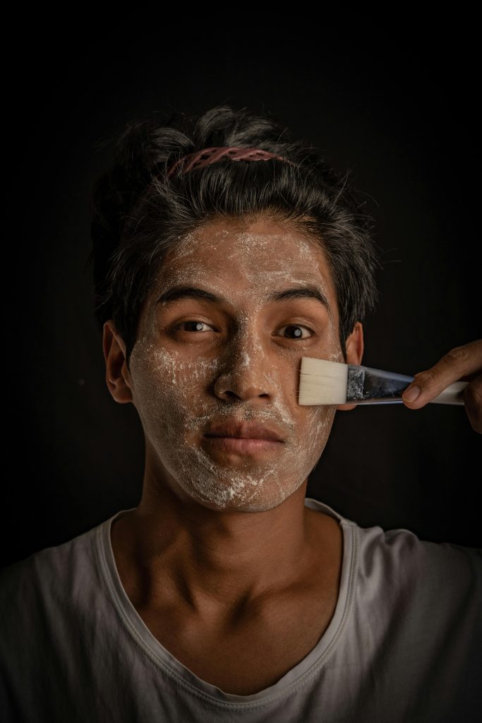 Hydro Facial in Glasgow. This image features a Man receiving a facial. Willow Massage and Facials: Expert Facial Therapy in Glasgow, Scotland.