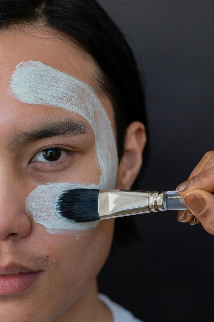 Medik8 Chemical Peel in Glasgow. This image features a man receiving a facial. Willow Massage and Facials: Expert Facial Therapy in Glasgow, Scotland.