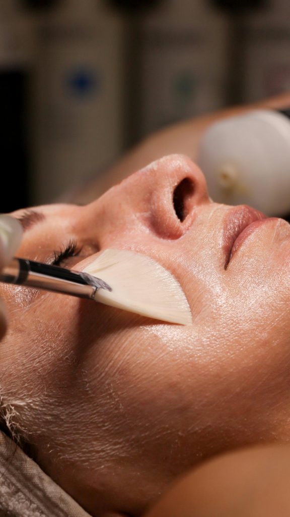 Revitalizing Cleanse & Moisture Package in Glasgow. This image features a lady receiving a facial. Willow Massage and Facials: Expert Facial Therapy in Glasgow, Scotland.